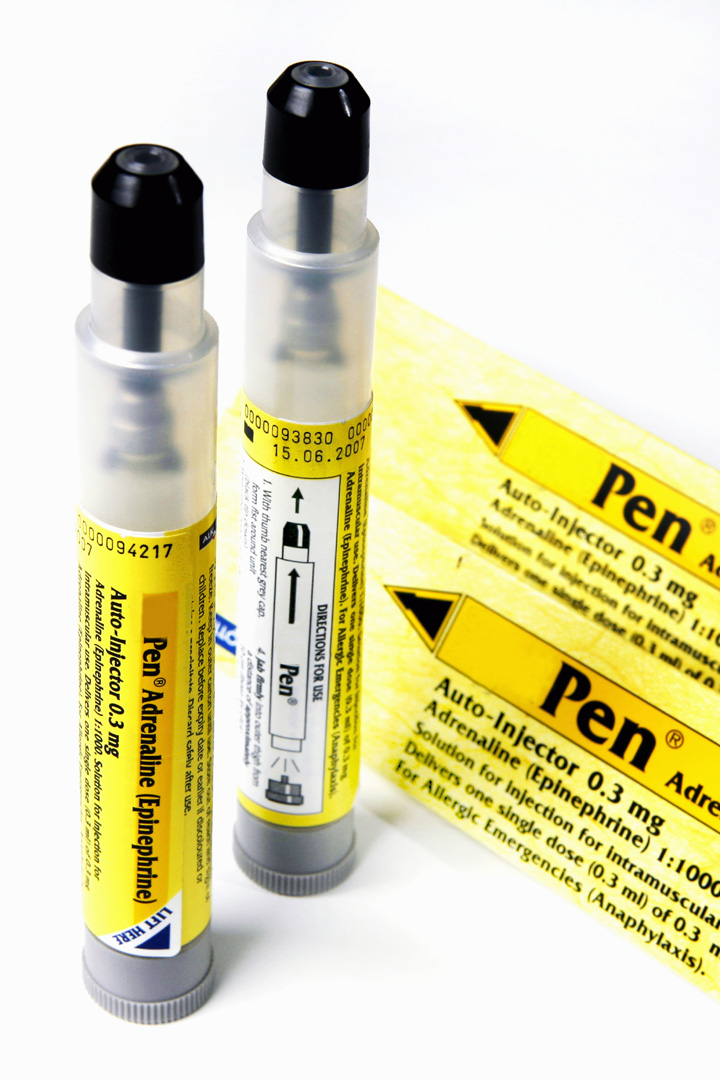 EpiPens, the most commonly used auto-injector of adrenaline for treating anaphylactic shock.