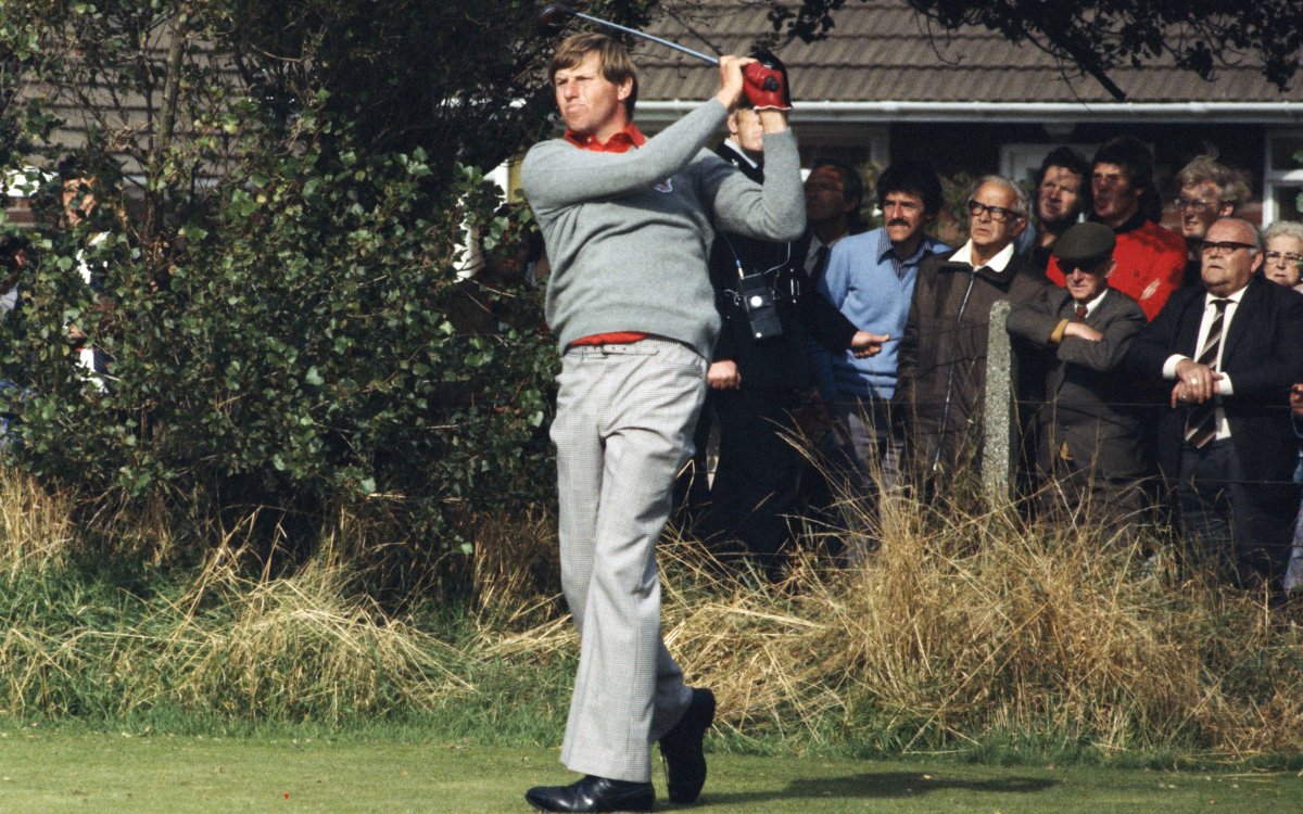 Peter Oosterhuis of England during the 1977 Ryder Cup match at Royal Lytham and St Annes Golf Club on September 16, 1977 in Lytham St Annes, England. 