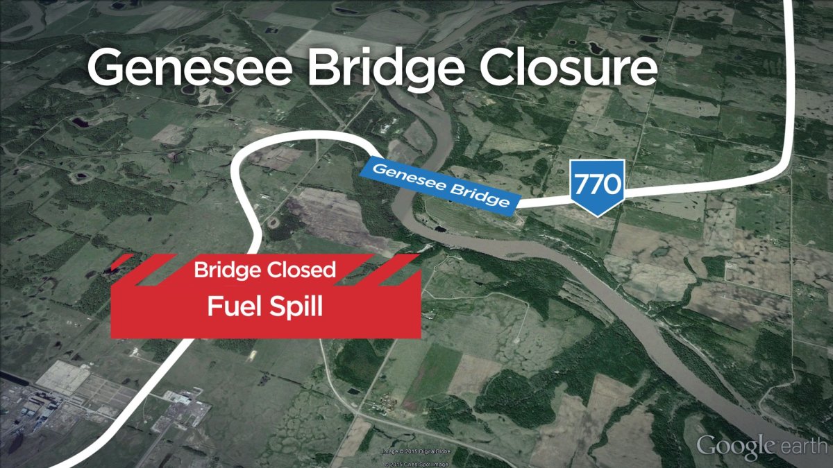 Semi rollover closes Highway 770 Genesee bridge - image