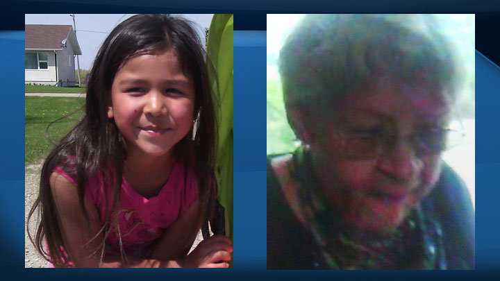 Aires Hotomanie, 5, and her grandmother Patricia Mandeville, 70, were reported missing to Saskatchewan RCMP on June 26.