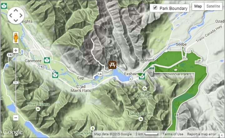 Grotto Mountain map