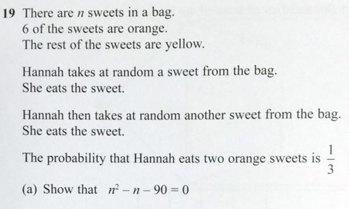 Can you figure out the Hannah's Sweets math problem?