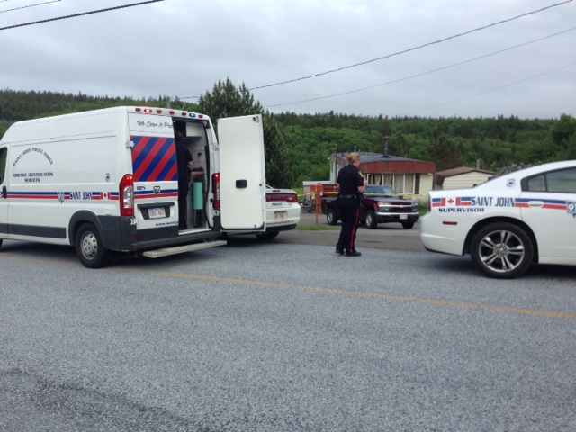 Two are dead following a shooting incident near Saint John. 