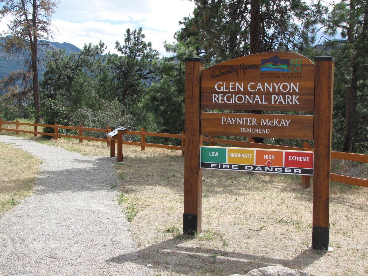 Just how dangerous is it? Central Okanagan parks let you know the fire danger - image