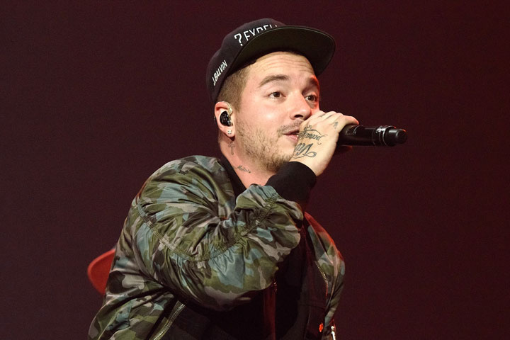 J Balvin, pictured in February 2015.