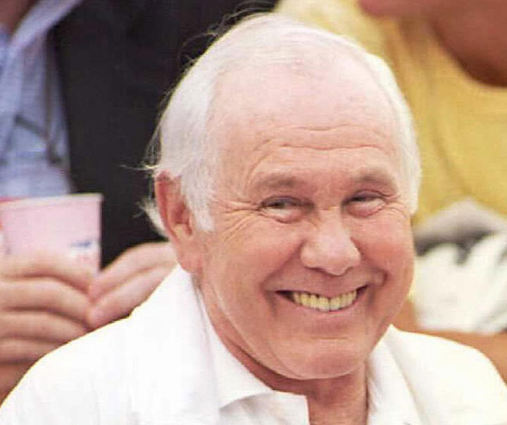 Johnny Carson, pictured in 1995.