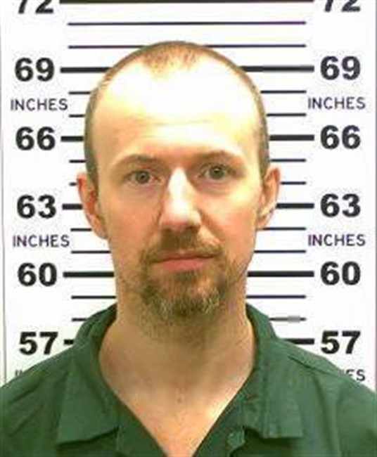This undated photo released by the New York State Police shows David Sweat. 