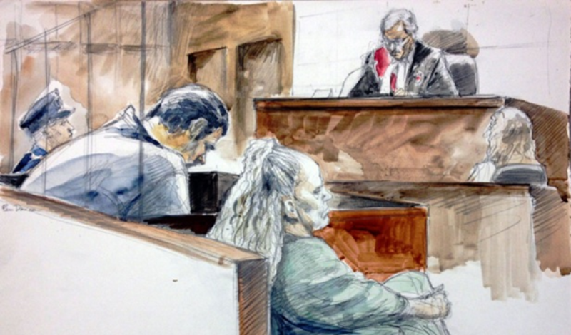 Behind the painting Court sketch artists capture history