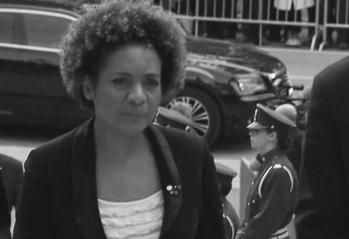 Canadian stateswoman Michaëlle Jean at the funeral of Jacques Parizeau on June 9, 2015.