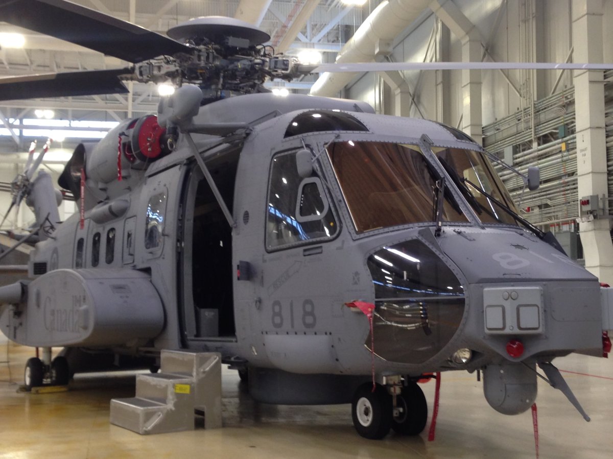 1 of 6 new CH-148 Cyclone Helicopters accepted by the Canadian government.