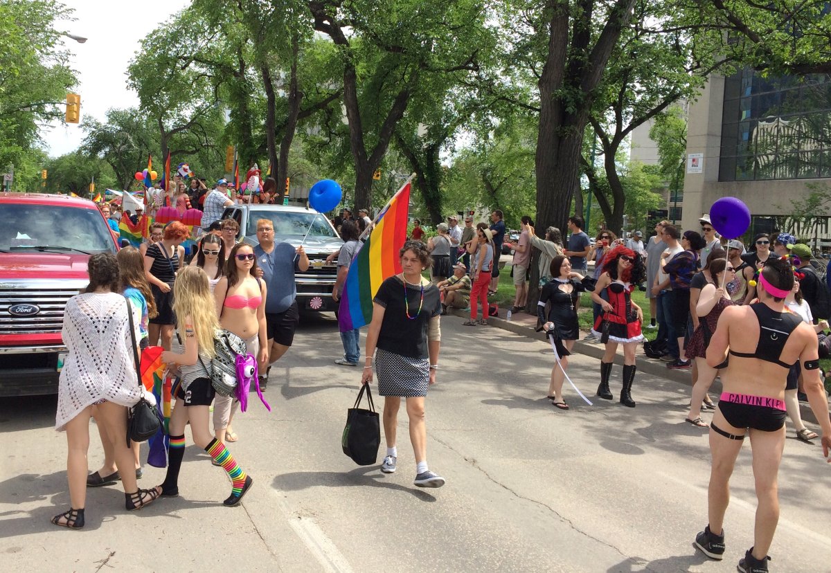 Pride Parade takes over downtown Winnipeg.
