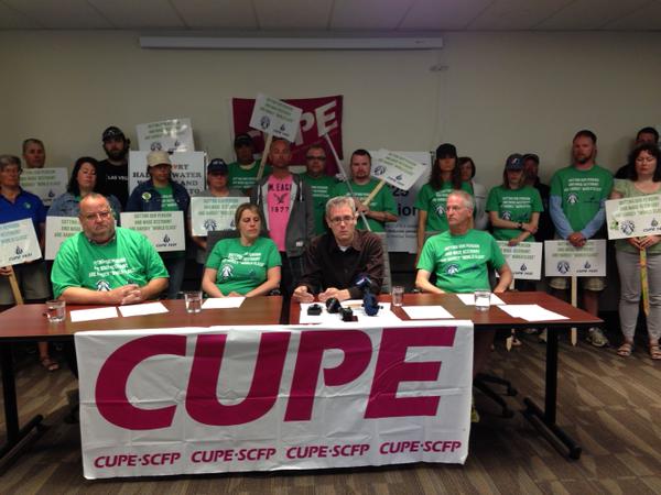 Talks between CUPE Locals 227 & 1431 and Halifax Water broke down Thursday night.