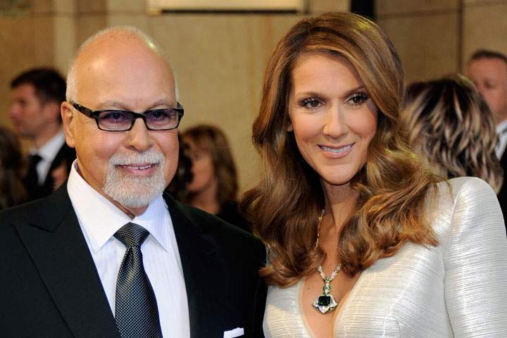 René Angélil and Céline Dion, pictured in 2011.