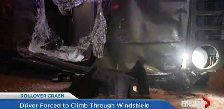Rollover crash in downtown Vancouver sends young man to hospital - BC ...