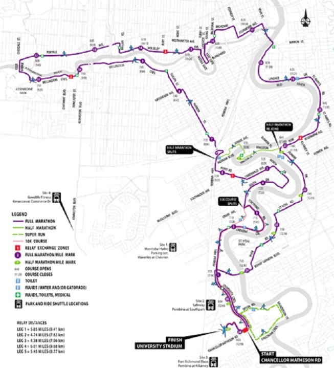 Manitoba Marathon: traffic impacts and delays to be aware of - Winnipeg ...