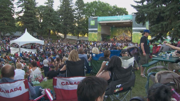 A policy change at the Saskatchewan Jazz Festival could have parents singing the blues; children are now being charged for shows at the Bessborough Garden.