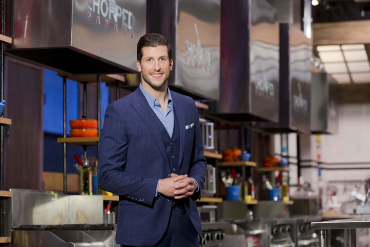 Brad Smith, pictured on the 'Chopped Canada' set.
