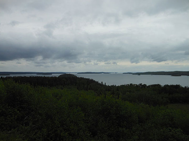 RCMP say four U.S. fishermen were rescued after being stranded at a lake in northern Saskatchewan last week.