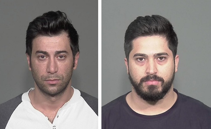 A picture of Mohamad Fadel, 33, and Ayman Hajj Ali, 29, the two suspects accused of debit card fraud in Montreal taxis.