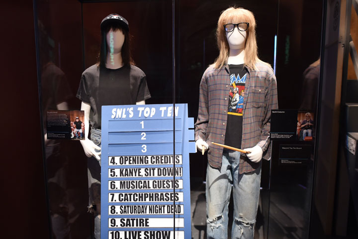 'Wayne's World' is part of 'Saturday Night Live: The Exhibition' in New York City. 