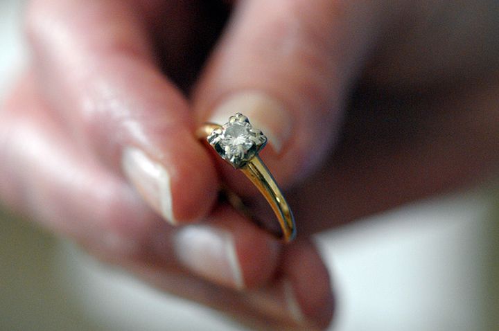 File photo of a wedding ring.