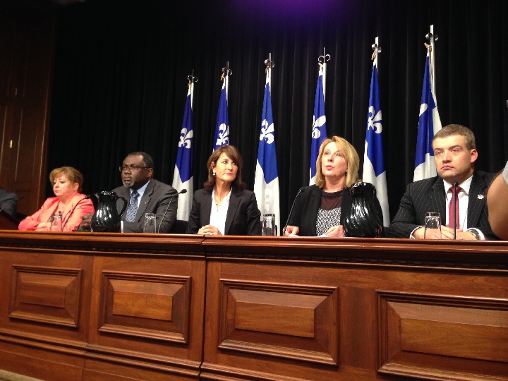 Quebec’s Immigration Minister, Kathleen Weil, announces that Raif Badawi will be granted a selection certificate based on humanitarian grounds. June 12, 2015.