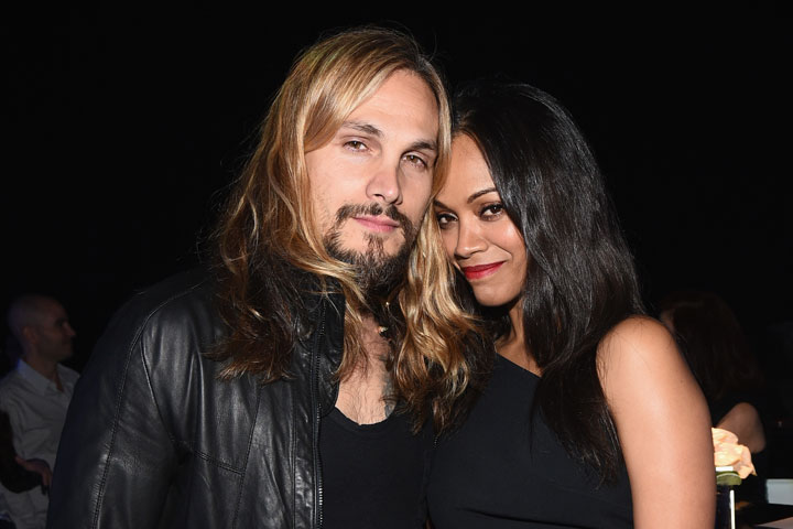 Marco Perego and Zoe Saldana, pictured in April 2015.