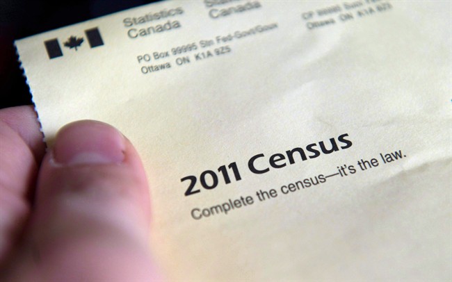 FILE -- The cover of the 2011 census package is seen in Ottawa on May 5, 2011. When Canadians receive their census questionnaire next year, they'll be asked to fill out the address of their "secondary residence," if they happen to have one and are at that location on census day.
