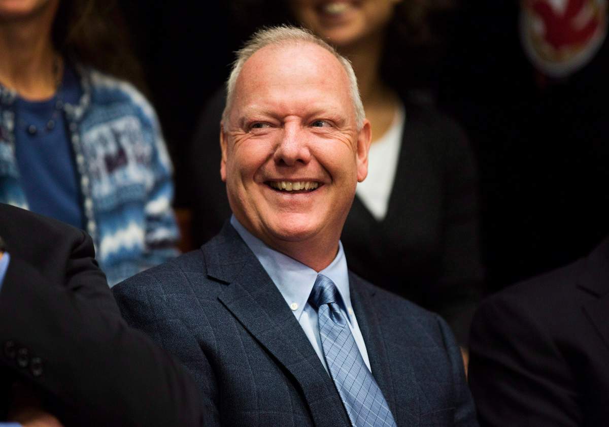 Curler Russ Howard,  seen here at the 2013 Canada's Sports Hall of Fame, has been appointed to the Order of Canada.