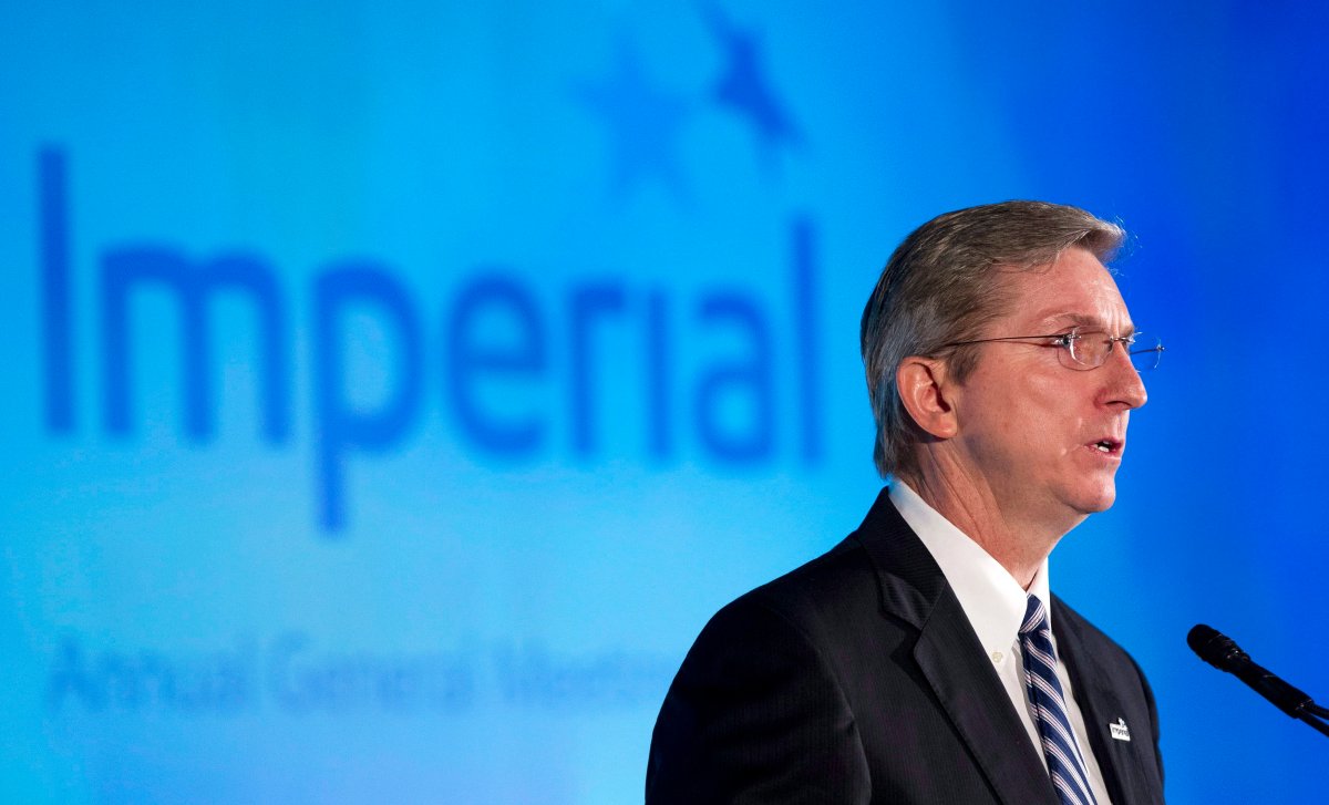 Imperial Oil Chairman, President & CEO Rich Kruger during the company's annual general meeting in Calgary, Alberta on Thursday, April 24, 2014. 
