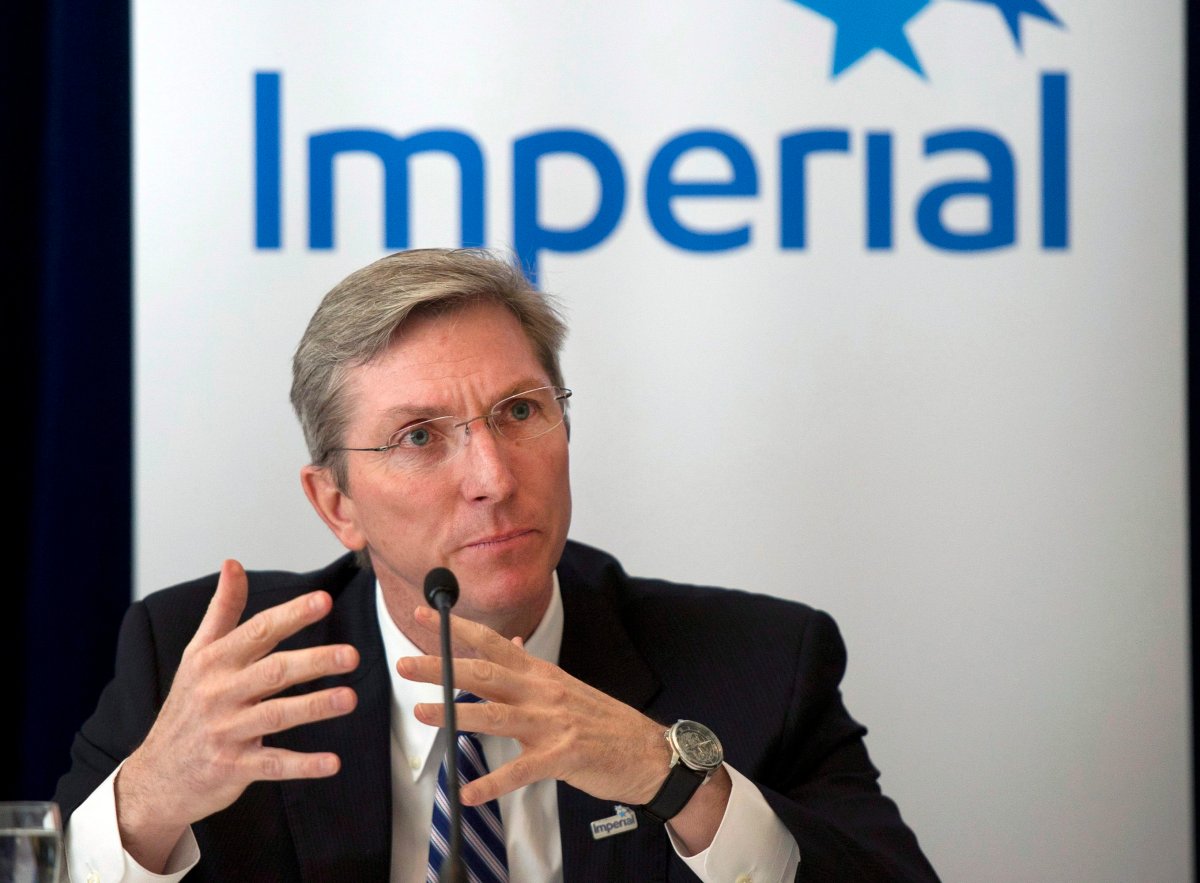 Imperial Oil Chairman, President & CEO Rich Kruger at a press conference after the company's annual general meeting in Calgary, Alberta on Thursday, April 24, 2014.