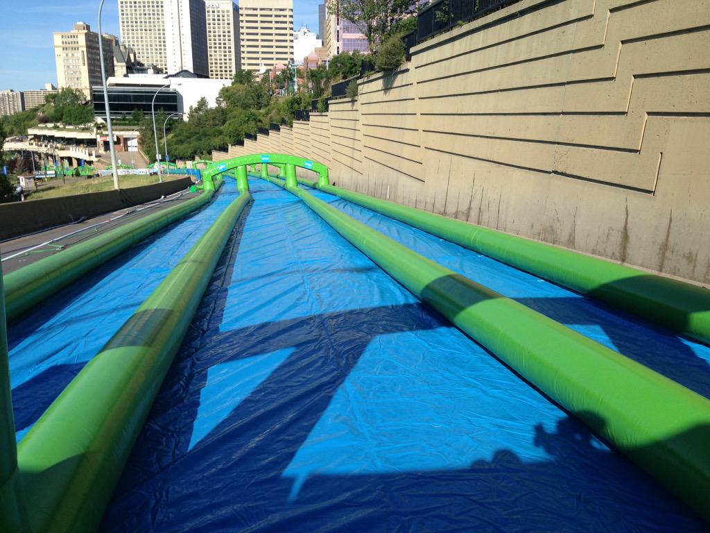 FILE PHOTO: Of a Slide the City event in Canada.