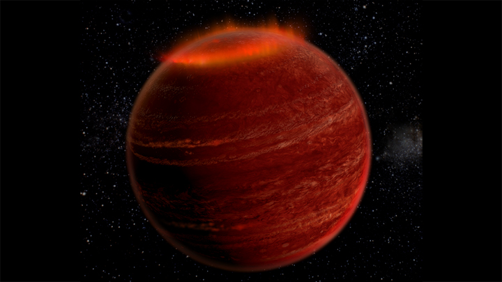 Astronomers have discovered that brown dwarfs can also host auroral displays, like that seen here on Earth.