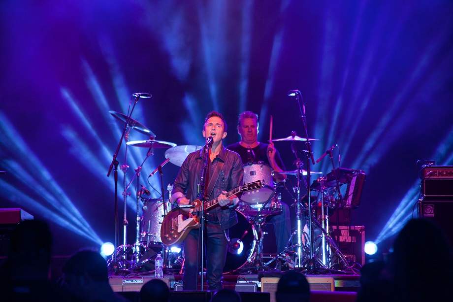 Colin James rocks the stage during the 2014 BBQ and Blues Festival.