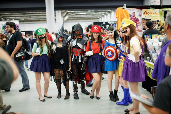 Cosplayers at Montreal Comiccon.