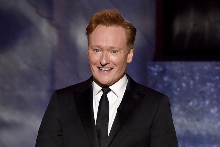 Conan O'Brien, pictured in June 2015.