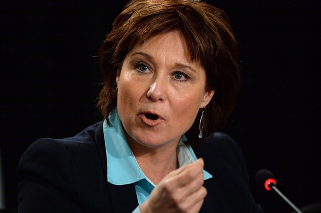 B.C. Premier Christy Clark is expected to visit a community north of Whistler Wednesday afternoon to get a closer look at the province's largest wildfires. Clark is shown in Ottawa on Friday, January 30, 2015. THE CANADIAN PRESS/Sean Kilpatrick.