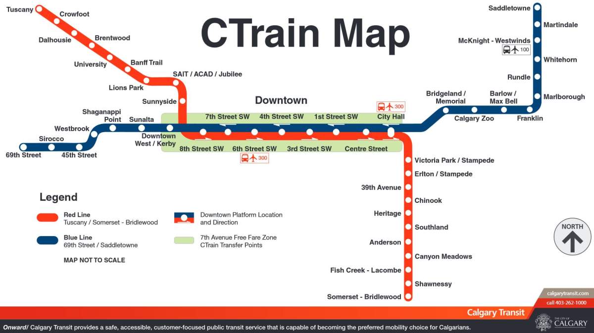 CTrain service to downtown core resumes after morning stoppage - image