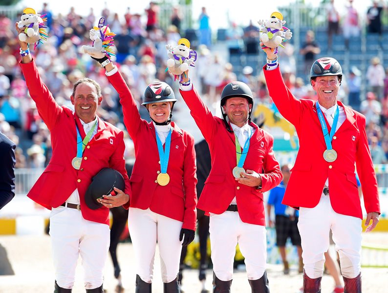 Canadian team earns equestrian gold medal at Pan Am Games Globalnews.ca