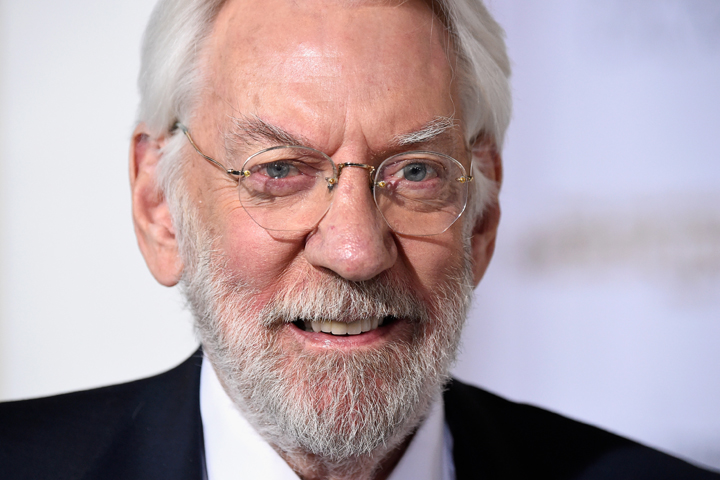 Donald Sutherland, pictured in November 2014.
