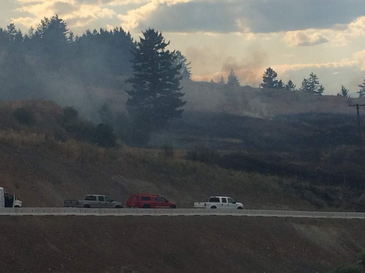 Fire crews attack grass fire near Vernon landfill - image