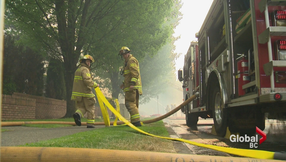 Firefighters say it is likely to see smoke in the area during that time.