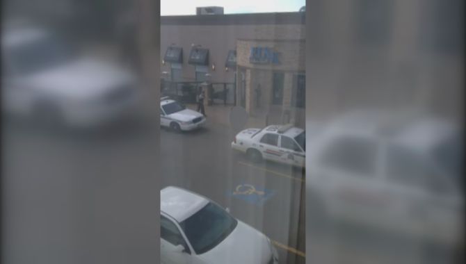 Screenshot of cell phone video taken during the fatal shooting in Dawson Creek in July 2015.