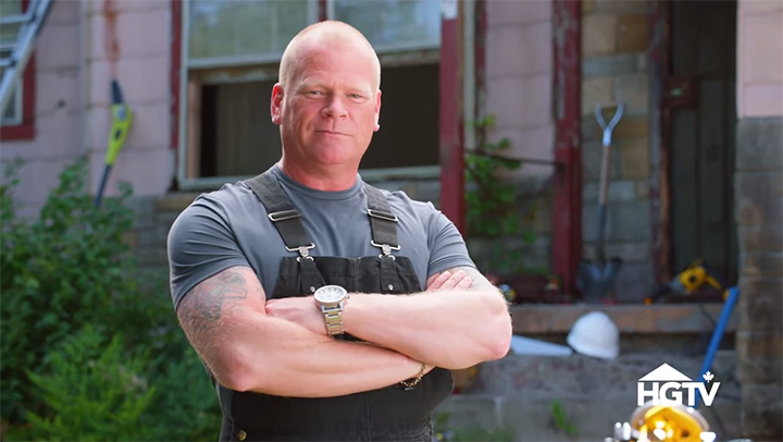Mike Holmes in a promo for his show 'Home Free.'.