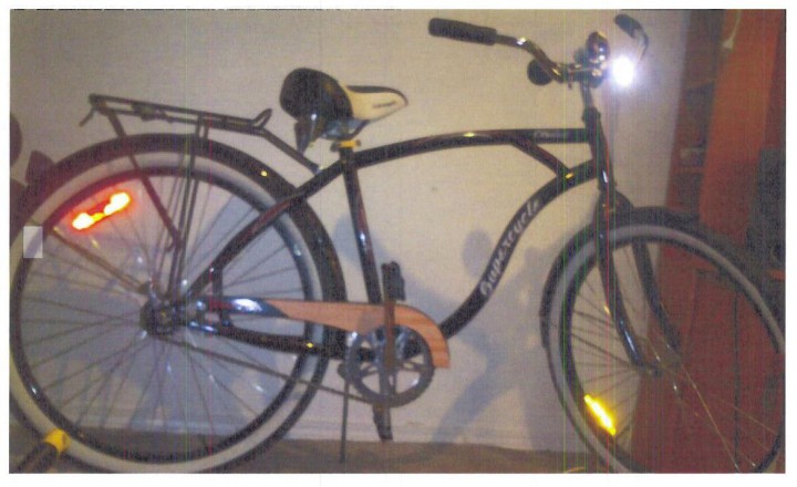 Singbeil was last seen riding a similar bicycle.