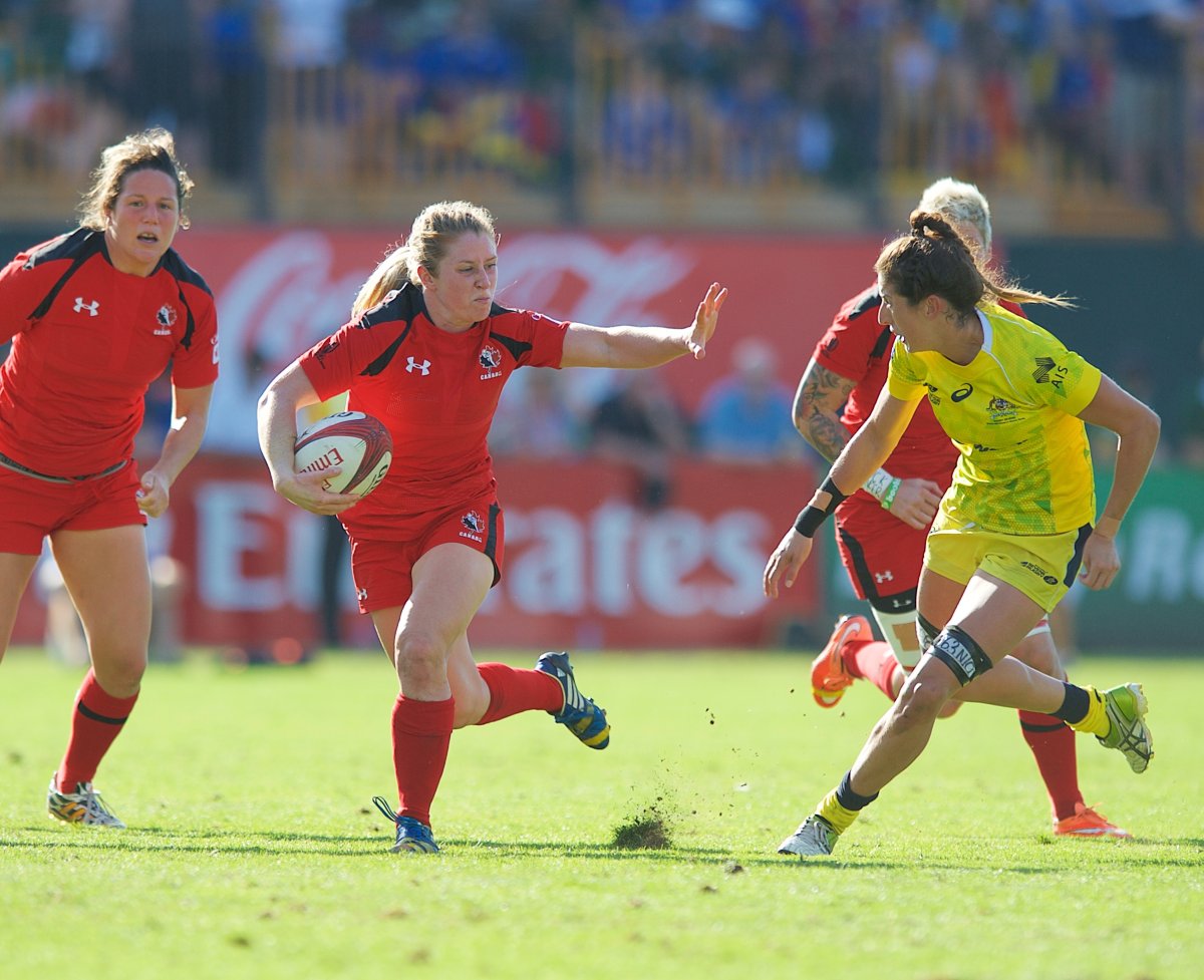Former Pronghorns Ashley Steacy and Kayla Moleschi have been named to Canada's Olympic rugby roster.