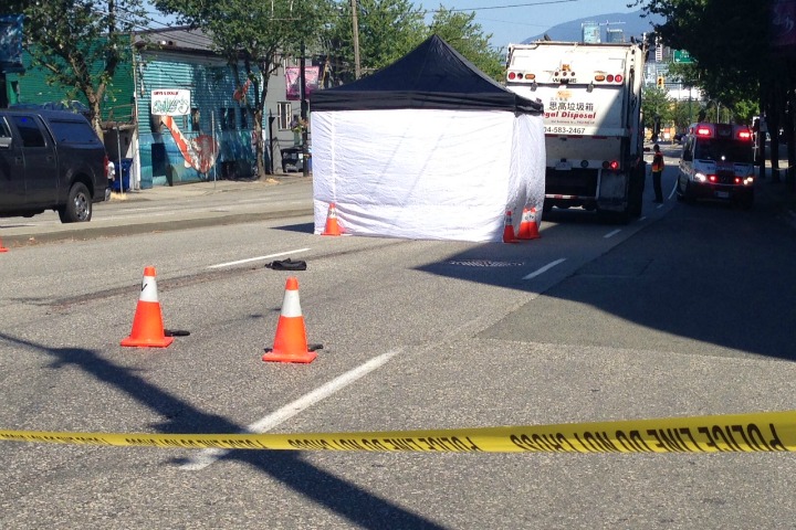 Vancouver pedestrian dead after being struck by garbage truck - BC ...