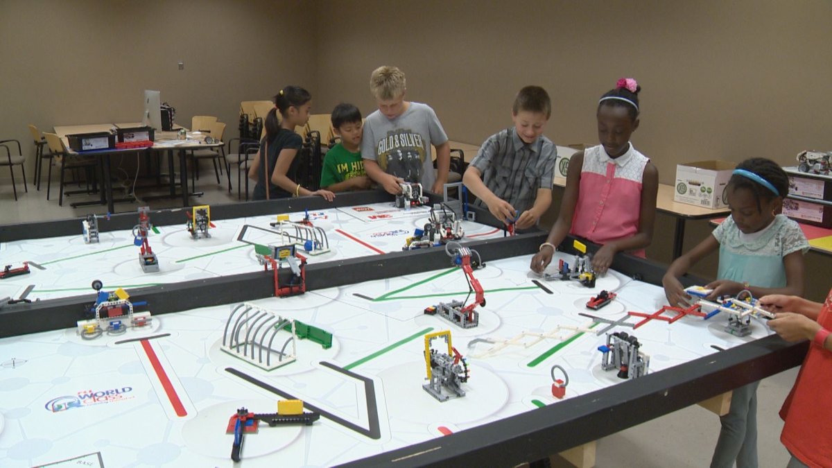 Children at the University of Regina are taking part in a LEGO camp.