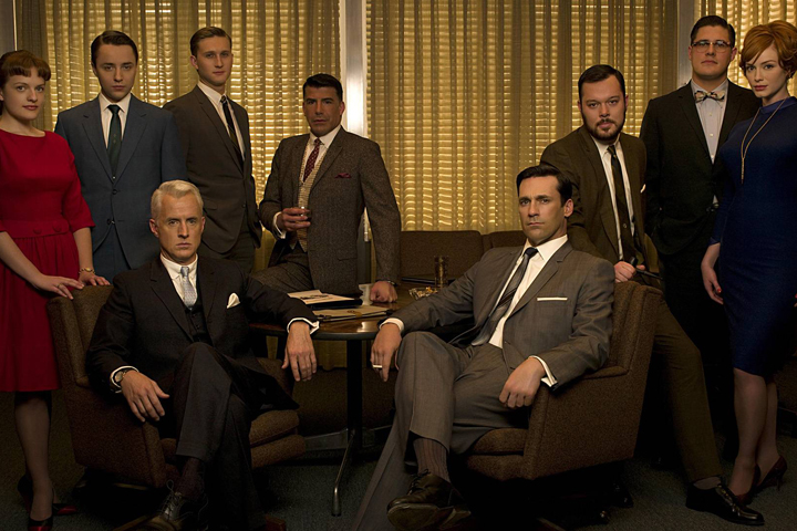 The cast of 'Mad Men' pictured in an undated publicity photo.