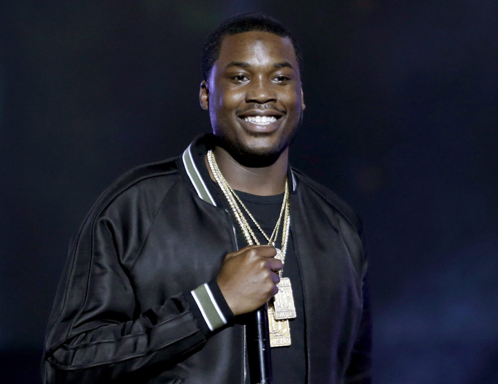 Meek Mill performs at the BET Hip Hop Awards in Atlanta in 2013. 